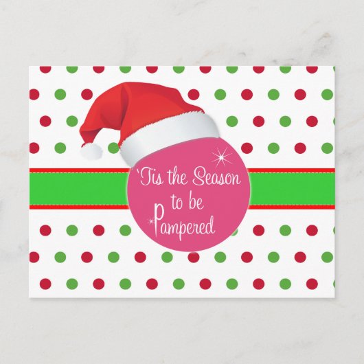 Saison d'être choyé - Parfaitement Posh carte post (Devant)