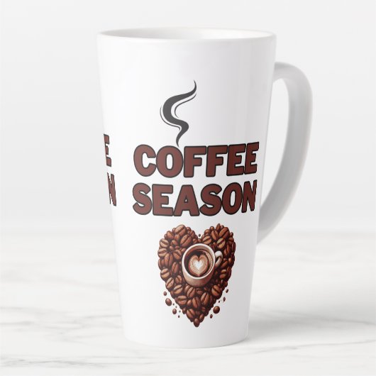 Saison du café Mug (Angle droit)