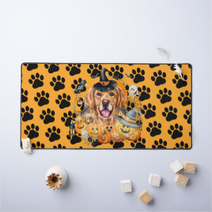 Saison effrayante Citrouille Golden Retriever Hall