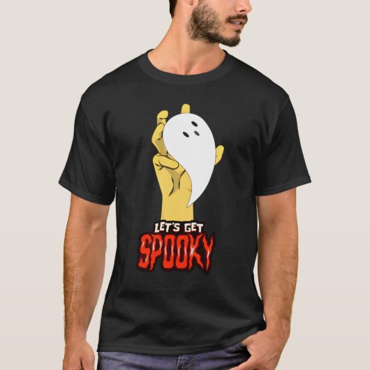 Saison éffrayante Fantôme Halloween Tshirt Hallowe (Devant)
