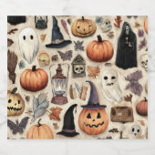 Saison éffrayante - Halloween Bière Étiquette (Étiquettes simples)