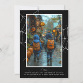 Saison éffrayante Halloween Carte photo (Dos)