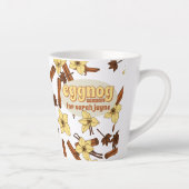 Saison Eggnog Personnalisé Cosy Latte Mug (Droite)