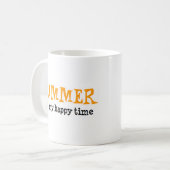 saison été happy time café tasse (Devant gauche)