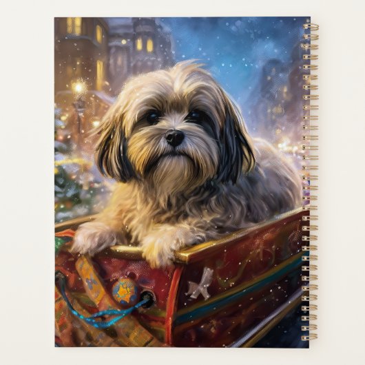 Saison Festive de Noël de Lhasa Apso (Dos)