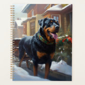 Saison festive de Noël de Rottweiler (Devant)