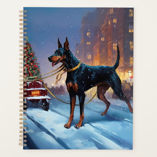 Saison Festive de Noël Doberman (Devant)