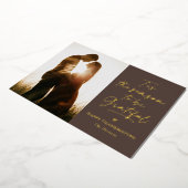 Saison Gratte Foil Thanksgiving Carte photo (Rotation)