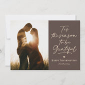 Saison Gratte Thanksgiving Cartes photos (Devant)