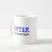 saison hiver happy time café tasse (Devant gauche)