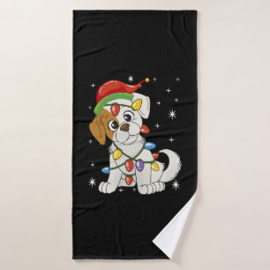 Saison Noël Père Noël Jack Russell Terrier