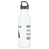 Saison préférée de la bouteille d'eau de hockey no (Dos)