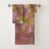 Saison Printemps Rose Salle de bain Abstraite (En situation)