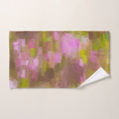 Saison Printemps Rose Salle de bain Abstraite (Serviette à main)