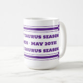 Saison Taurus Café Mug (Devant droit)