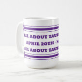 Saison Taurus Café Mug (Devant gauche)