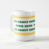 Saison Taurus Café Mug (Devant gauche)