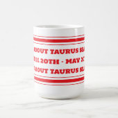 Saison Taurus Café Mug (Centre)