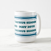 Saison Taurus Café Mug (Devant droit)