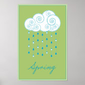 Saisons : Affiche de printemps (Devant)