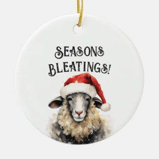 Saisons Bletings Moutons ornement de Noël