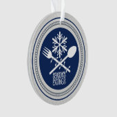 Saisons de couleurs personnalisées manger ornement (devant)