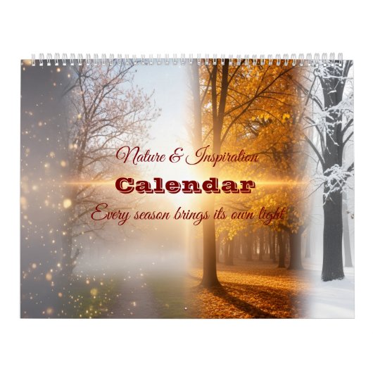 Saisons de Lumière – Calendrier mural Nature & Ins (Protection)