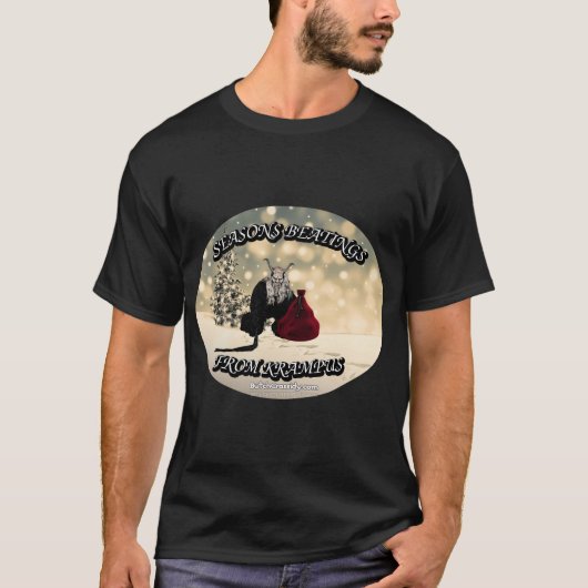 Saisons tabassées à Krampus - T-shirt de Noël (Devant)