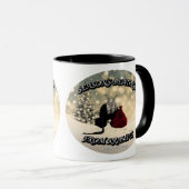 Saisons tabassées par Krampus - la Mug de Noël (Devant droit)