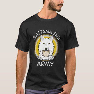 Saitama Inu Army Coin Cryptocurrency Token Wallet T-shirt