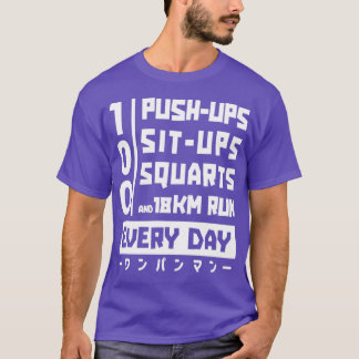 Saitama Training Fanart T-shirt