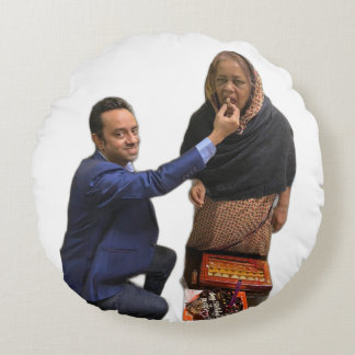 saj rond kussen