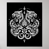 Sak Yant Muay Thai Kunst Tattoo Twin Tiger Kickbox
