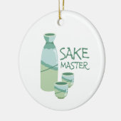 Sake Master Keramisch Ornament (Links)
