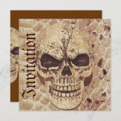 sakeskin halloween - uitnodiging (Voorkant / Achterkant)