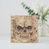 sakeskin halloween - uitnodiging (Staand voorkant)