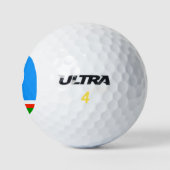 Sakha Flag Golfballen (Logo)