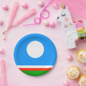 Sakha Flag Papieren Bordje (Feest)