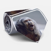 Saki Monkey Face Stropdas (Opgerold)