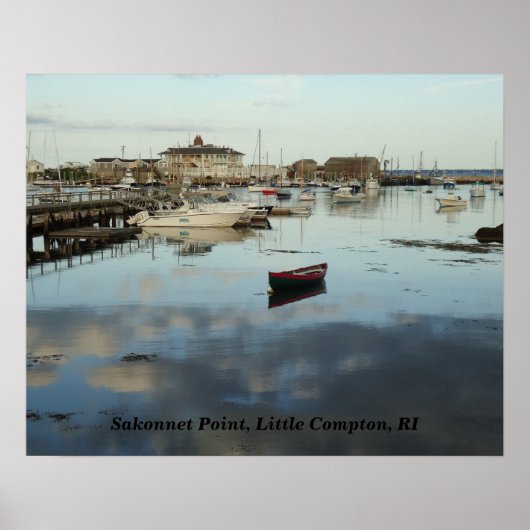 Sakonnet Point, Harbour, Little Compton, RI Poster (Voorkant)