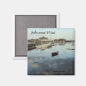 Sakonnet Point, Little Compton, RI Harbour Magneet (Voorkant / Achterkant)
