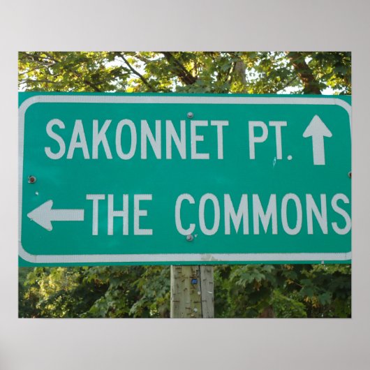 Sakonnet Point, The Commons - Little Compton, RI Poster (Voorkant)