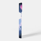 Sakora tree-Moonlit Waterfall with Cherr-pink iPhone Hoesje (Rechterkant)