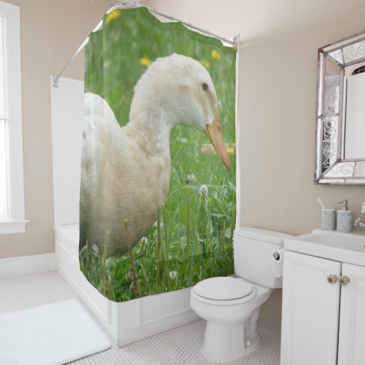 Saksen Duck Douchegordijn (In situ)