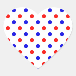 Saksische kleuren hart sticker