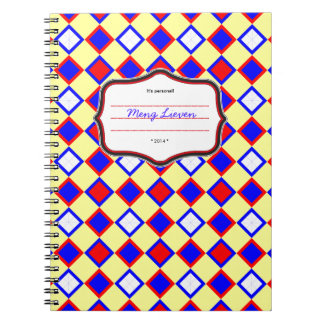 Saksische kleuren notitieboek