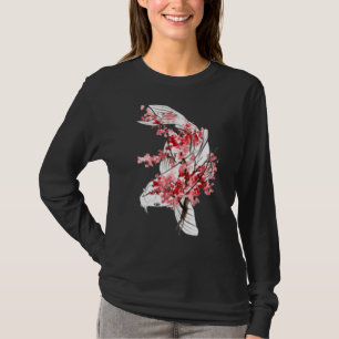 Sakuara Koi Carp Nishikigoi Fish Japanse kunst T-shirt