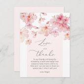 Sakura aangepaste kaart (Voorkant / Achterkant)