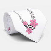 Sakura au-dessus de rivière - cravate de (Roulé)