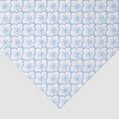 Sakura Baby Blue - White Tissuepapier (Detail)